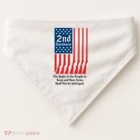 2nd Amendment Script USA-Made Doggie Bandana thumb 0