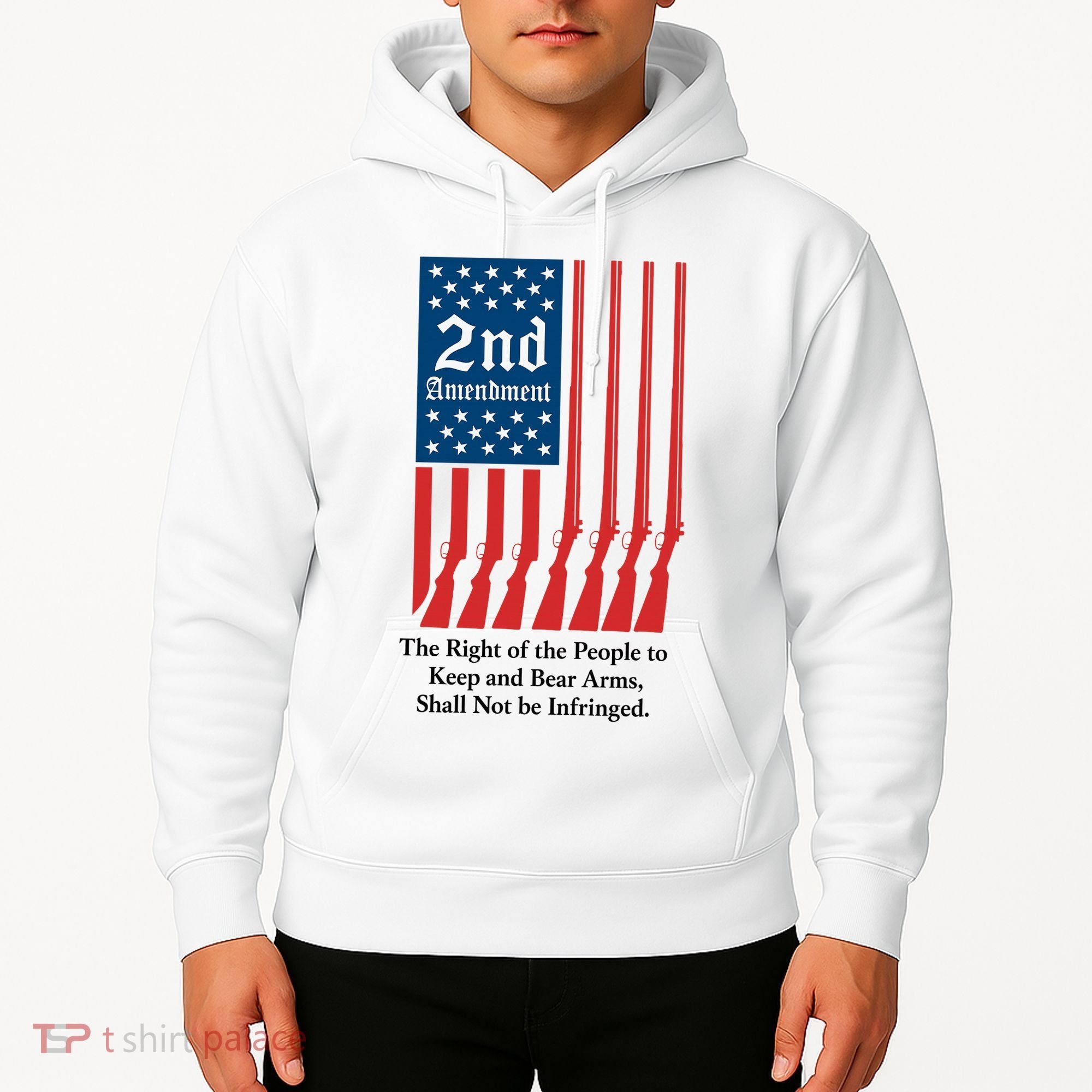 2nd Amendment Script Hoodie