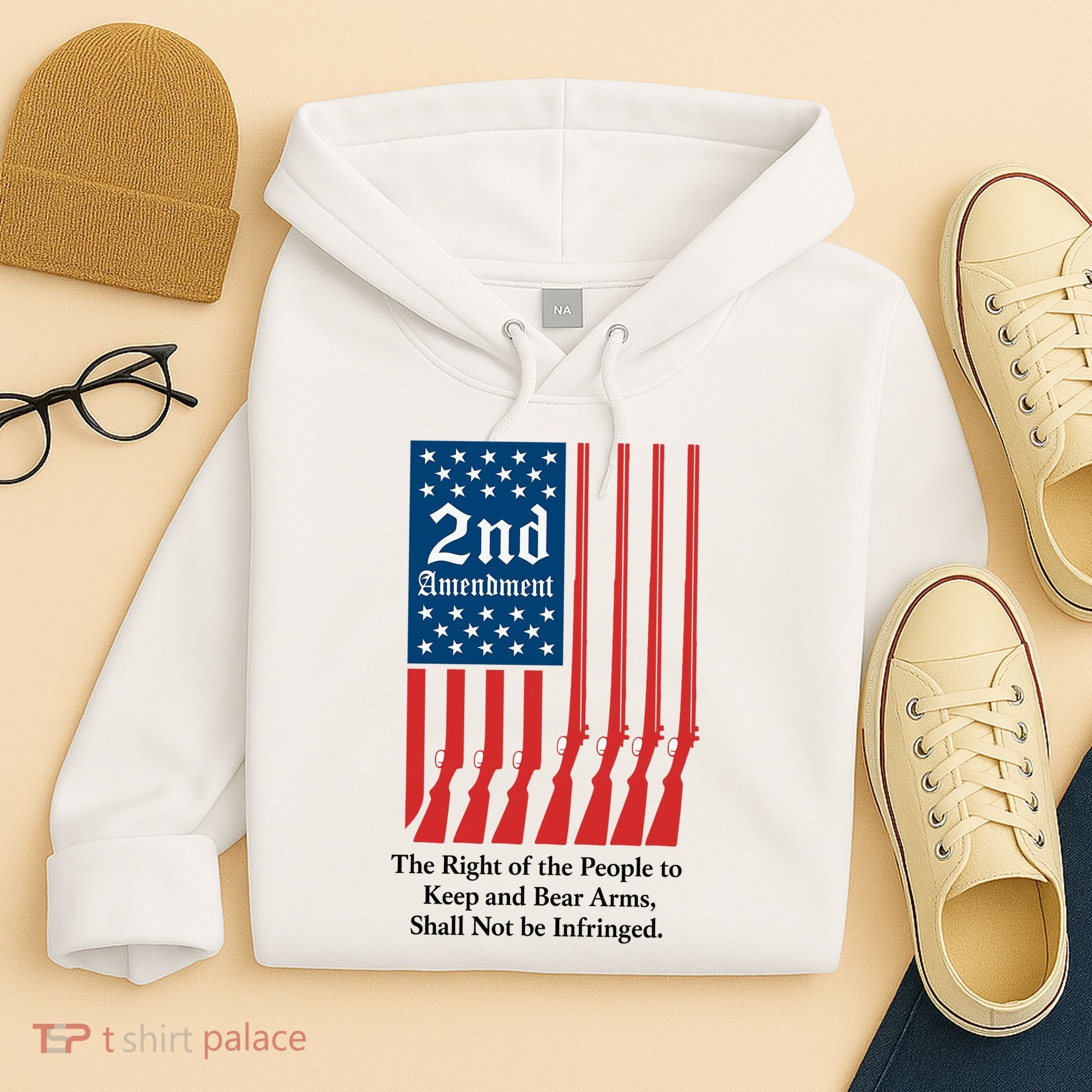 2nd Amendment Script Hoodie
