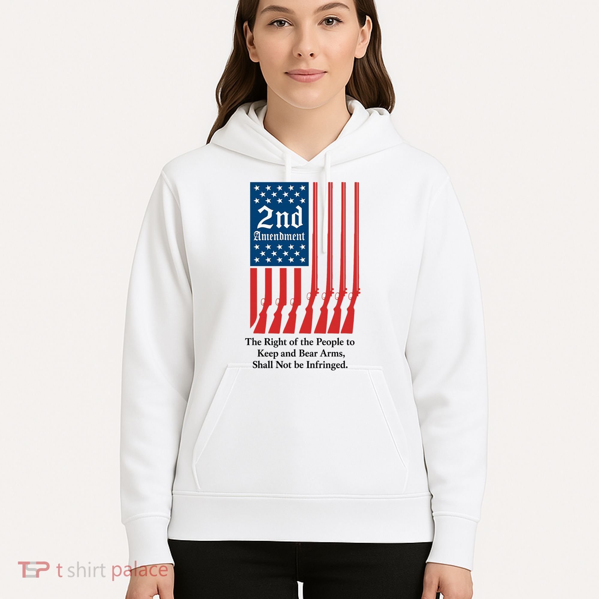 2nd Amendment Script Hoodie