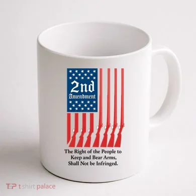 2nd Amendment Script Coffee Mug back