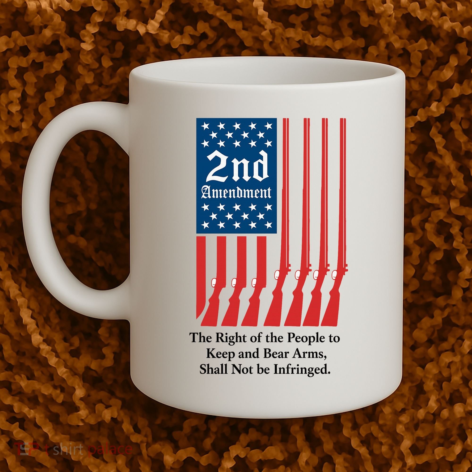 2nd Amendment Script Coffee Mug
