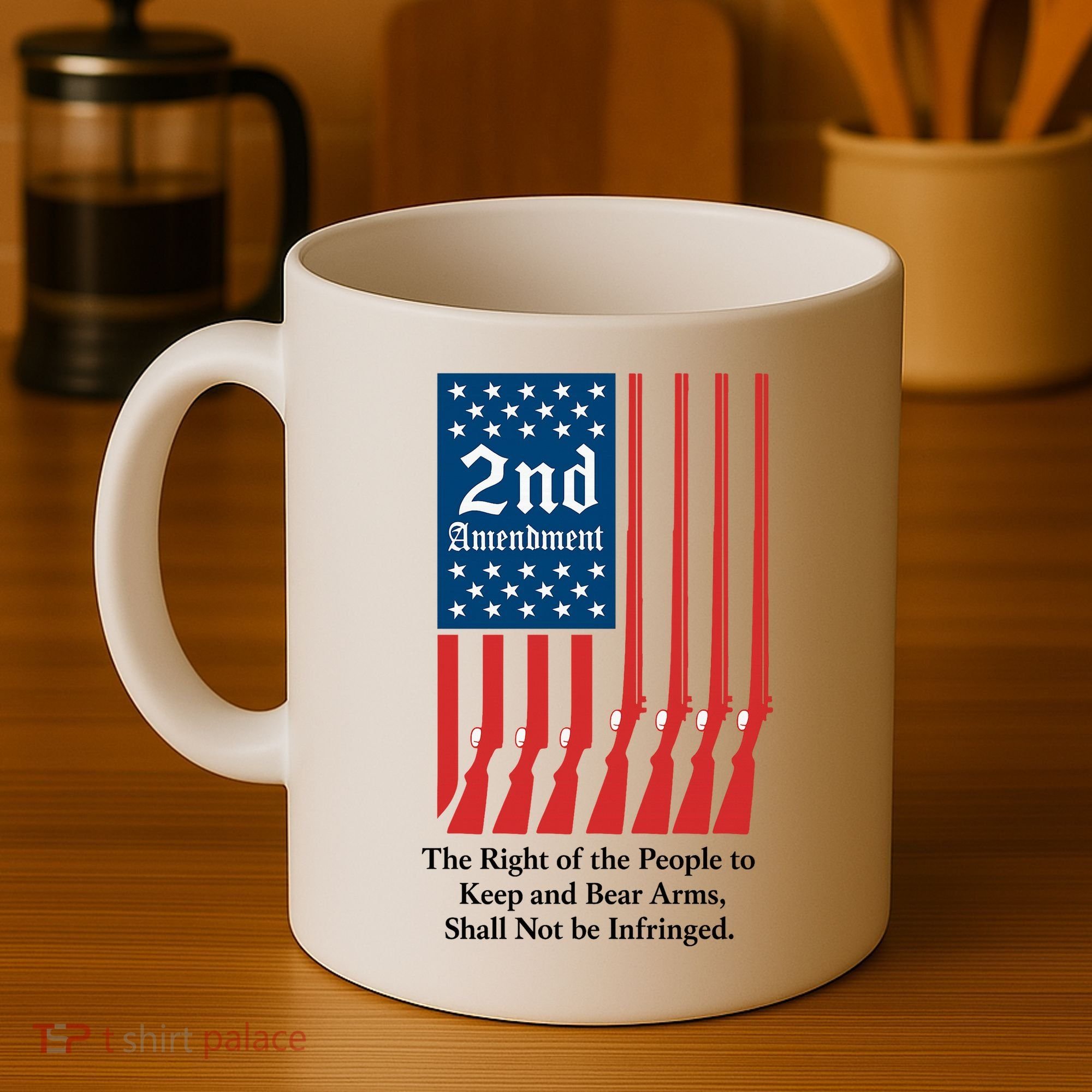 2nd Amendment Script Coffee Mug