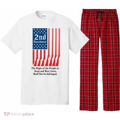 2nd Amendment Script Pajama Set