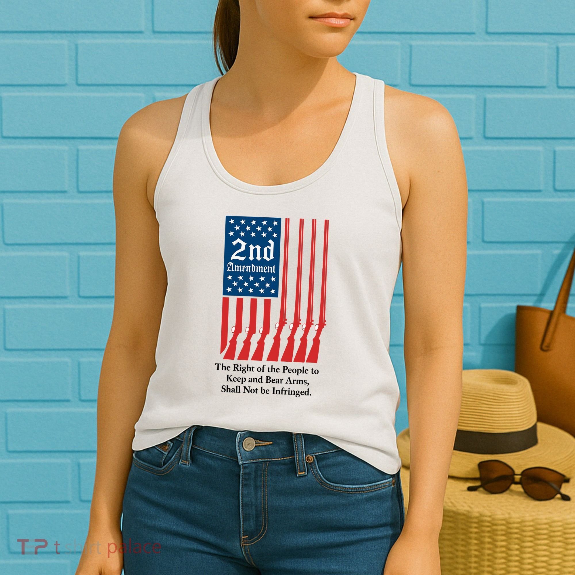 2nd Amendment Script Women's Tank Top