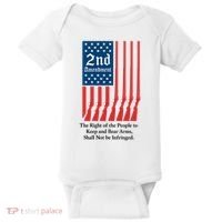 2nd Amendment Script Baby Bodysuit thumb 0
