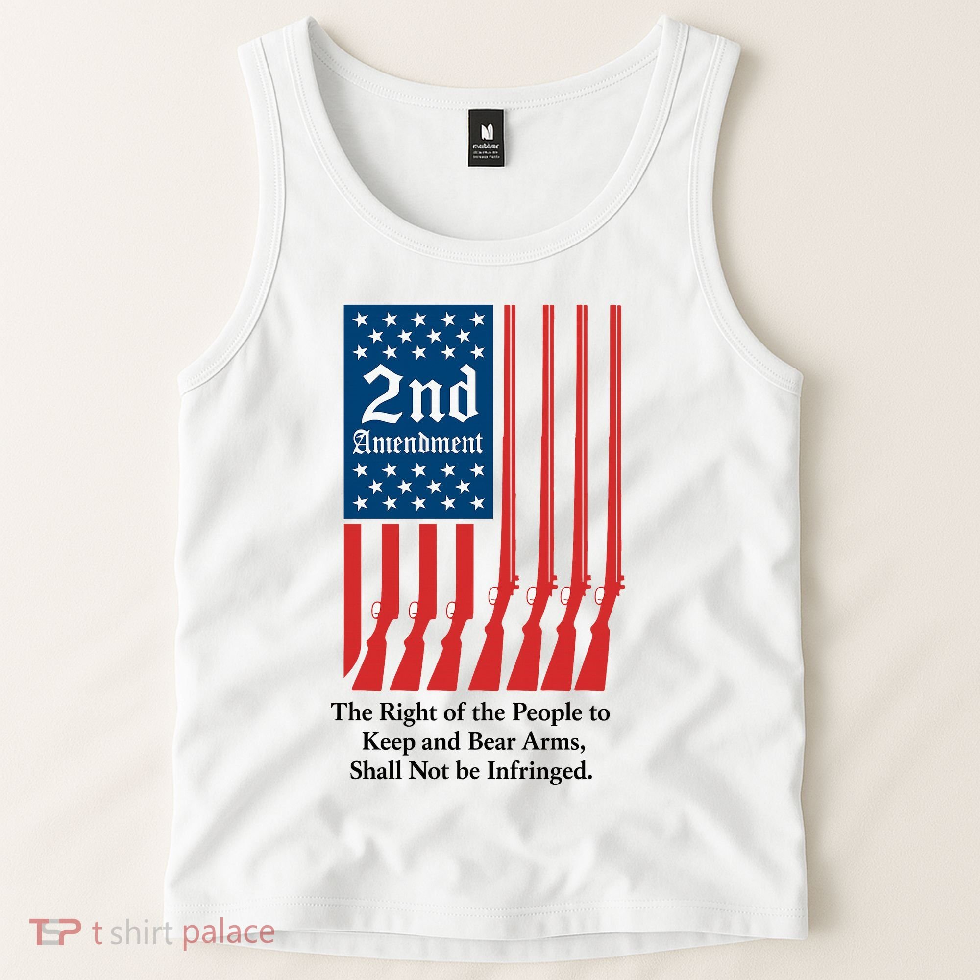 2nd Amendment Script Tank Top