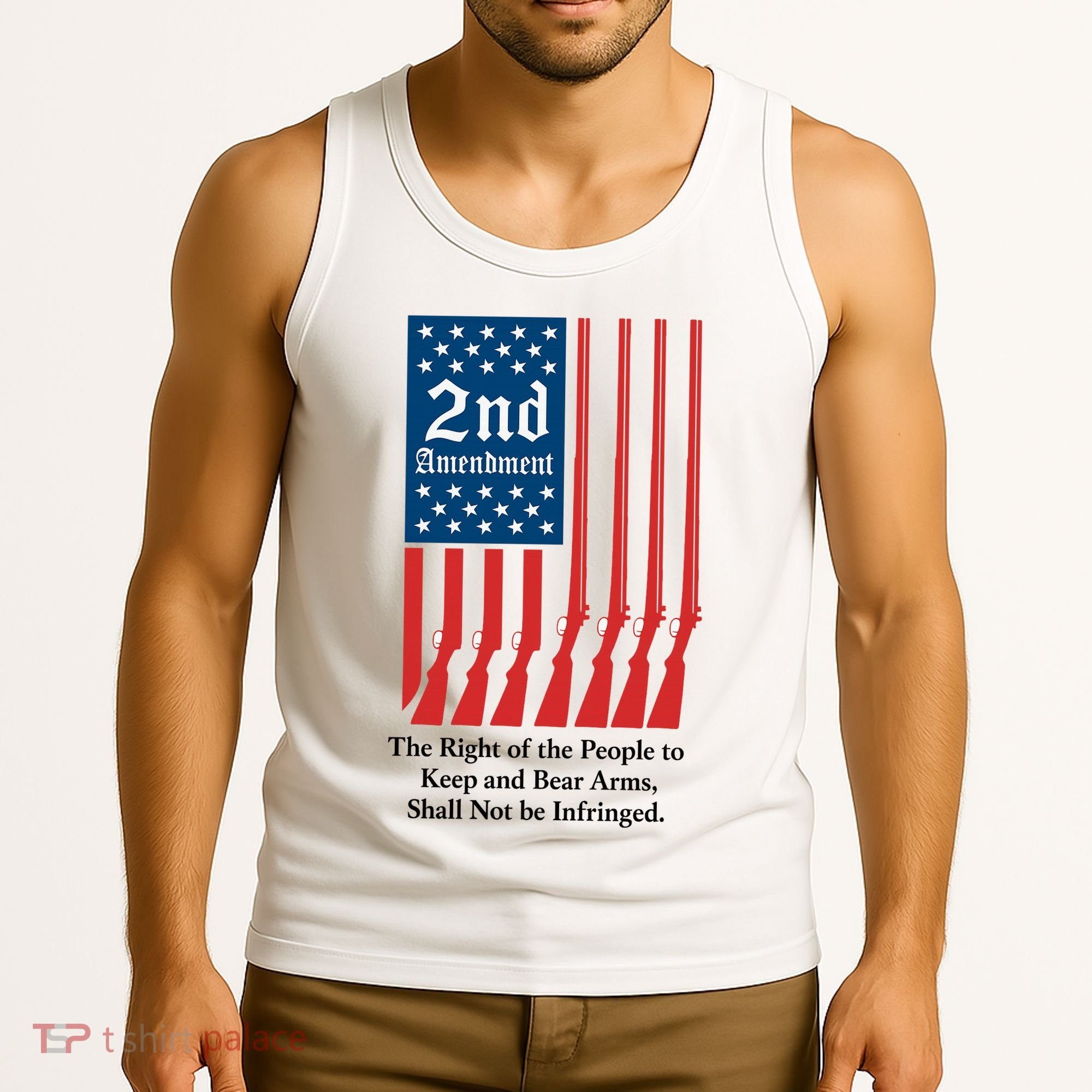 2nd Amendment Script Tank Top