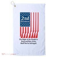 2nd Amendment Script Golf Towel thumb 0