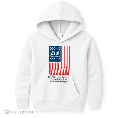 2nd Amendment Script Kids Hoodie