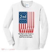 2nd Amendment Script Kids Long Sleeve Shirt thumb 0