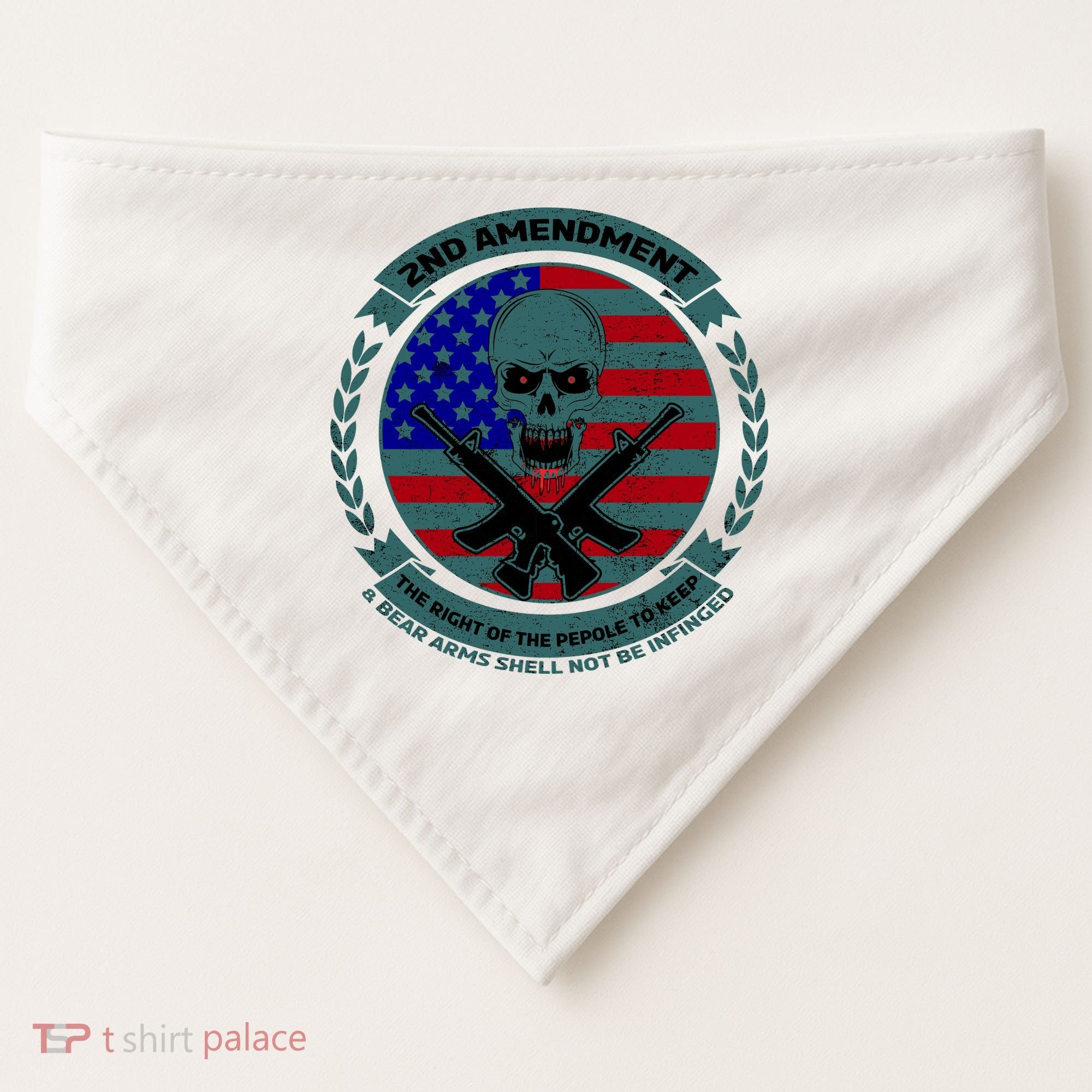 2nd Amendment The Right For The People To Keep USA-Made Doggie Bandana