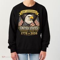 250th Anniversary USA 250 Years Independence Freedom Pride Women's Sweatshirt thumb 0