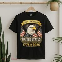 250th Anniversary USA 250 Years Independence Freedom Pride T-Shirt thumb 2