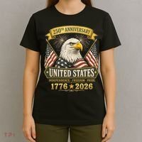 250th Anniversary USA 250 Years Independence Freedom Pride T-Shirt thumb 4