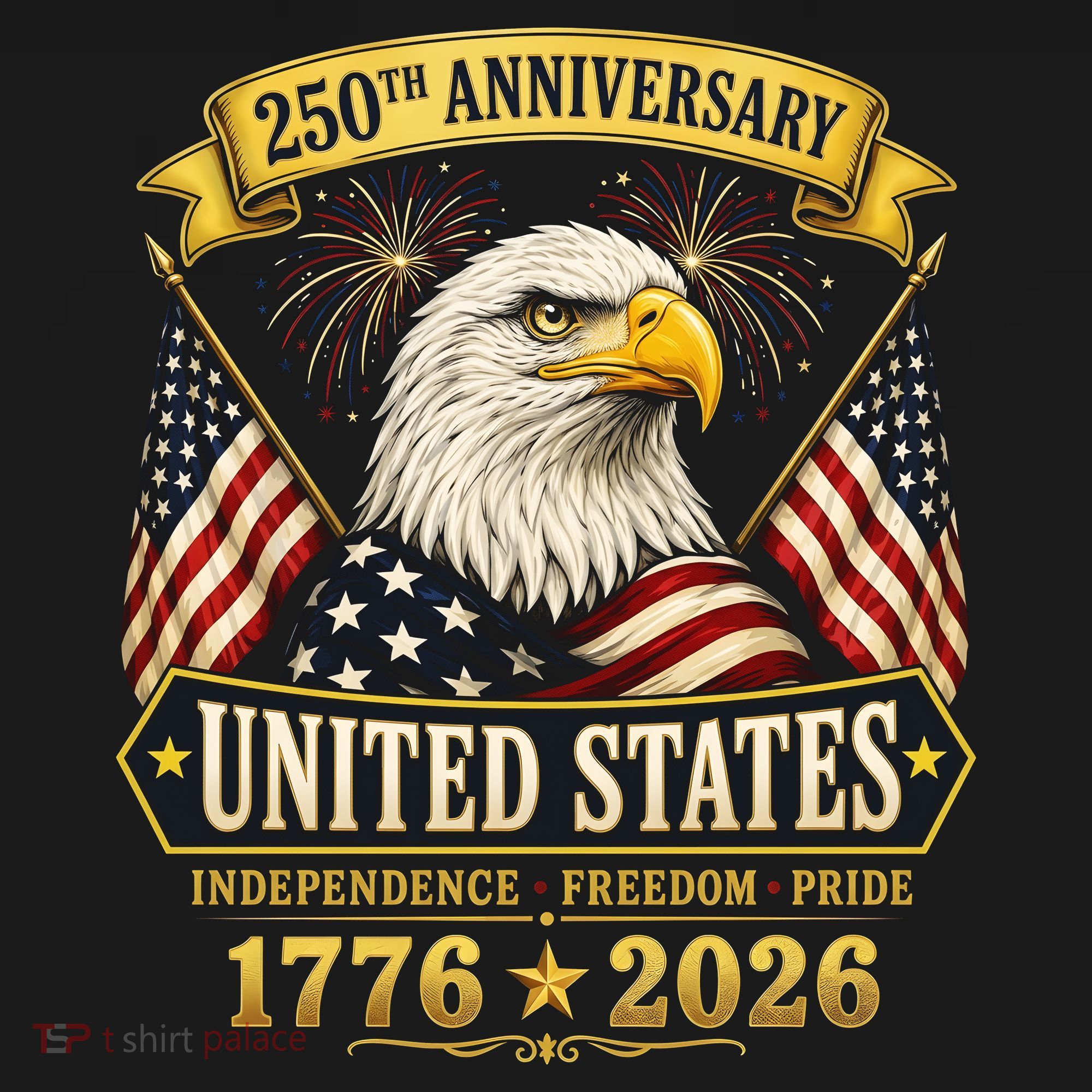 250th Anniversary USA 250 Years Independence Freedom Pride T-Shirt