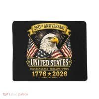 250th Anniversary USA 250 Years Independence Freedom Pride Mousepad thumb 0