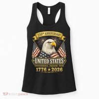 250th Anniversary USA 250 Years Independence Freedom Pride Women's Tank Top thumb 0
