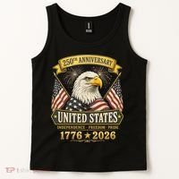 250th Anniversary USA 250 Years Independence Freedom Pride Tank Top thumb 2