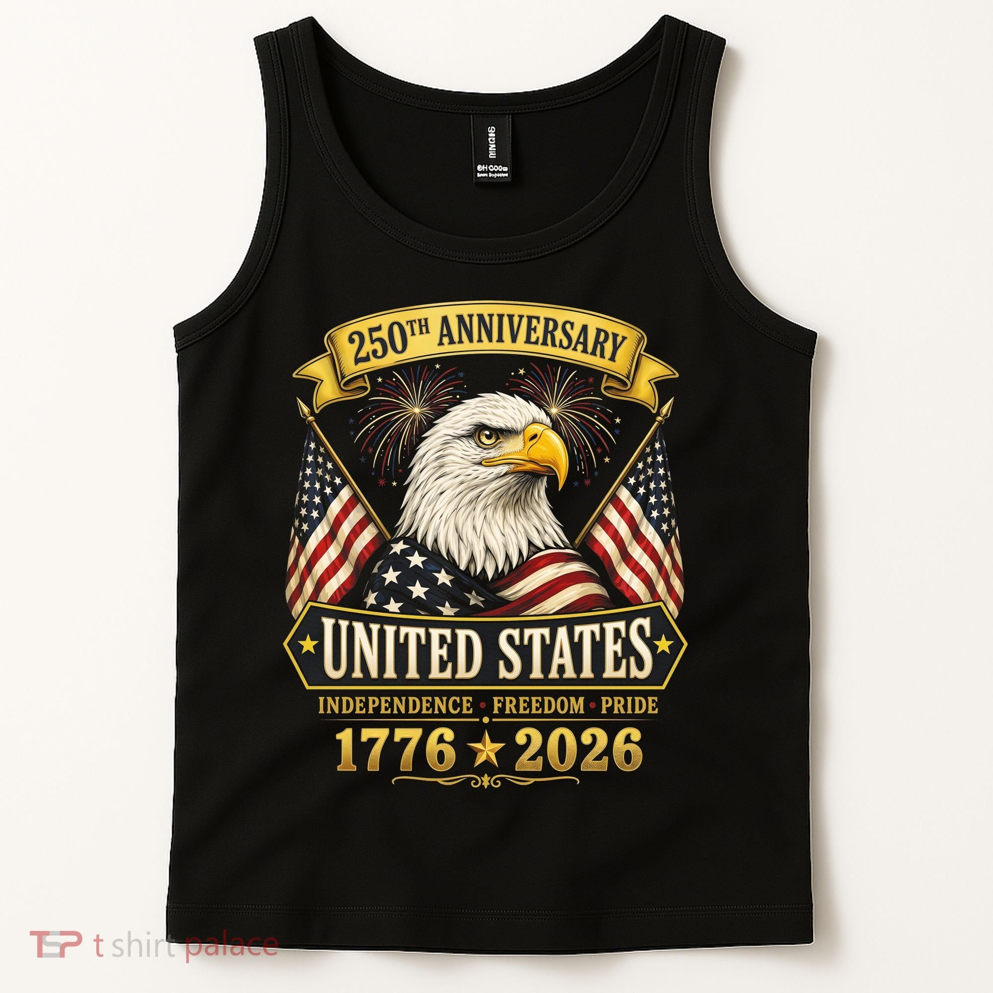 250th Anniversary USA 250 Years Independence Freedom Pride Tank Top
