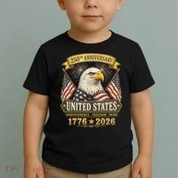 250th Anniversary USA 250 Years Independence Freedom Pride Toddler T-Shirt thumb 2