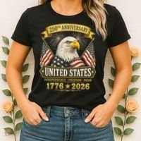 250th Anniversary USA 250 Years Independence Freedom Pride Women's T-Shirt thumb 2
