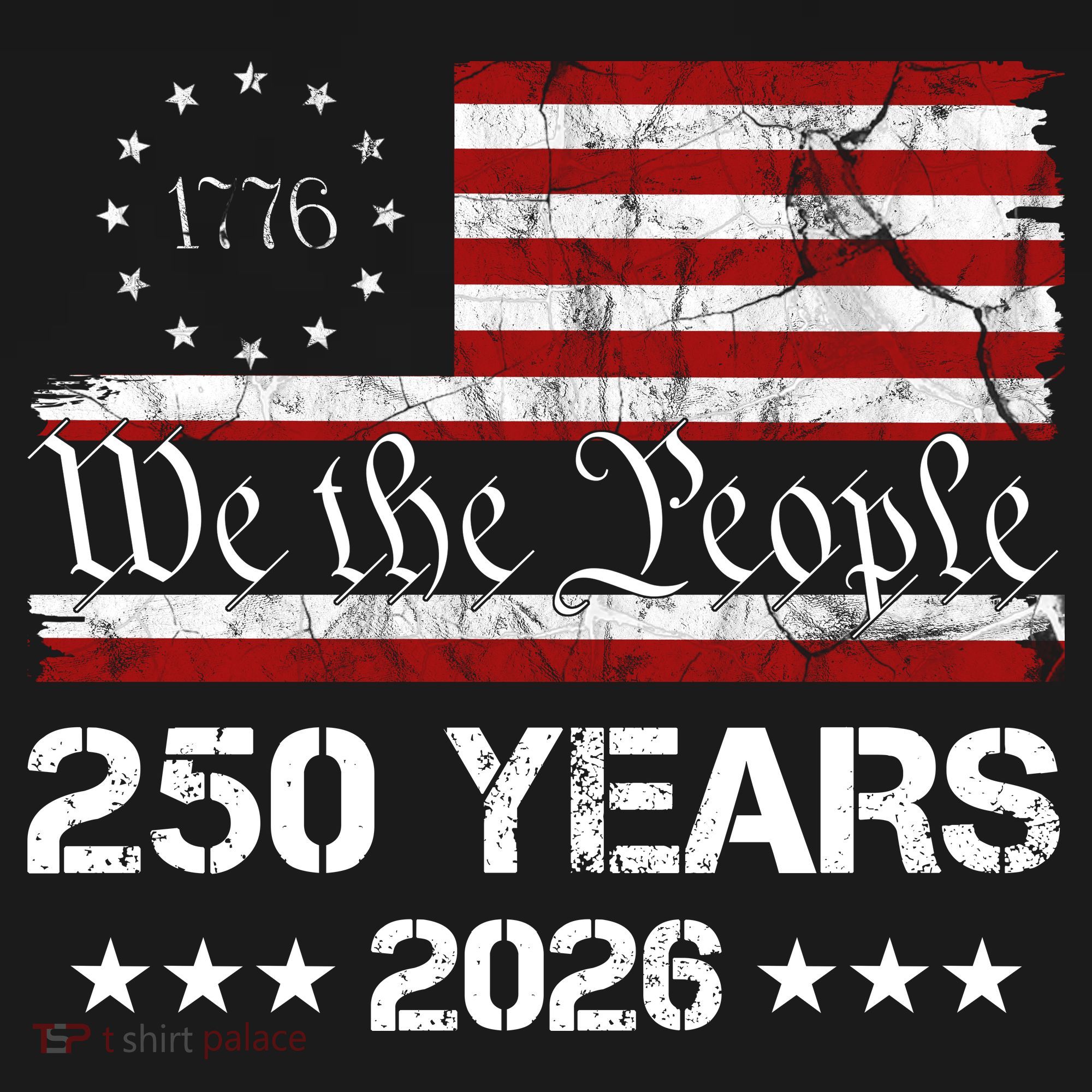 250th America USA 250 Years We The People T-Shirt