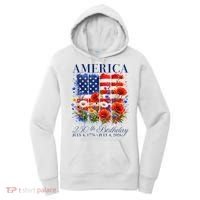 250th Anniversary USA 4th Of July America 250 Years Women's Hoodie thumb 0