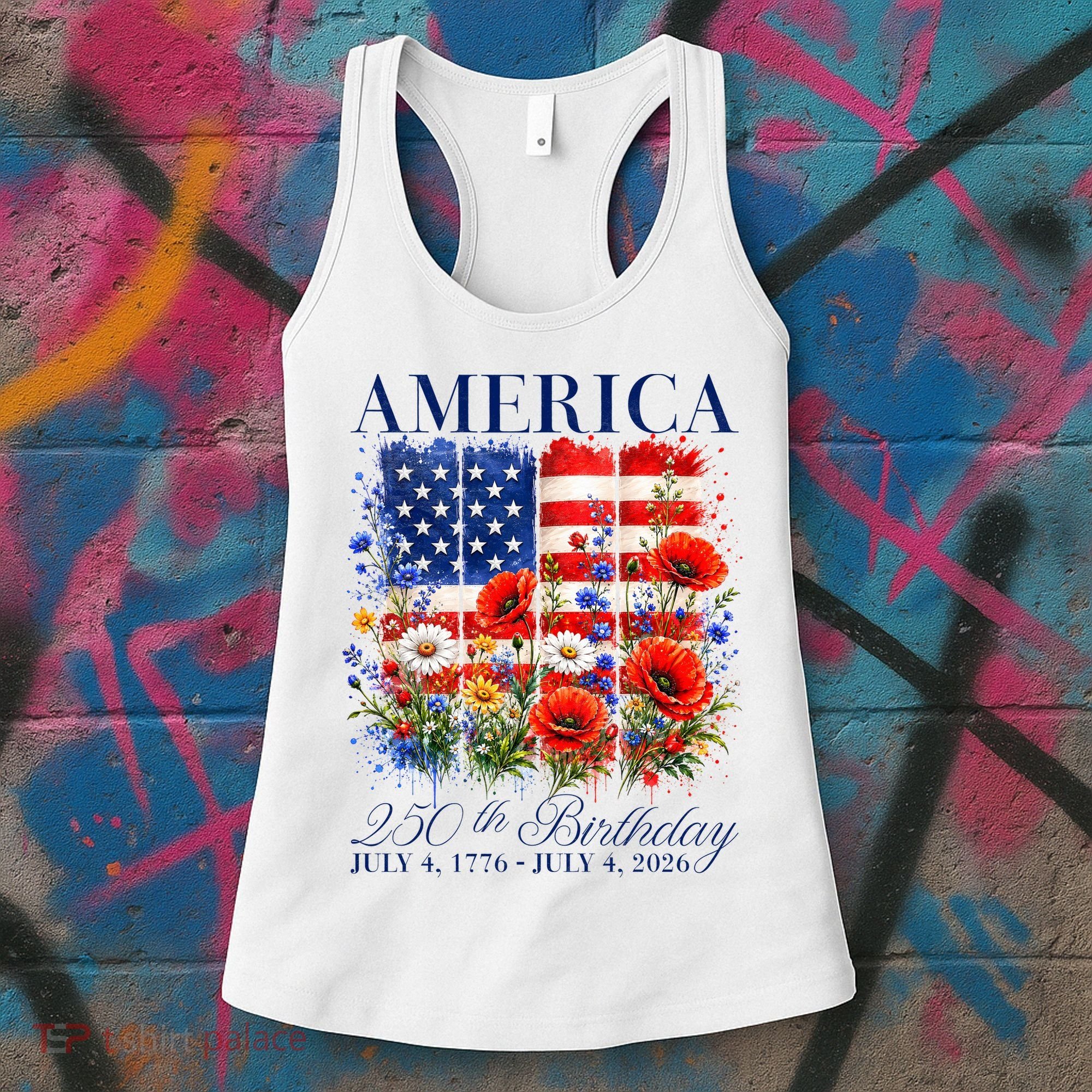 250th Anniversary USA 4th Of July America 250 Years Women's Tank Top