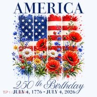 250th Anniversary USA 4th Of July America 250 Years Kids Long Sleeve Shirt thumb 2