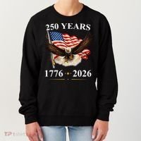 250th Anniversary USA Patriotic Eagle 1776-2026 Women's Sweatshirt thumb 0