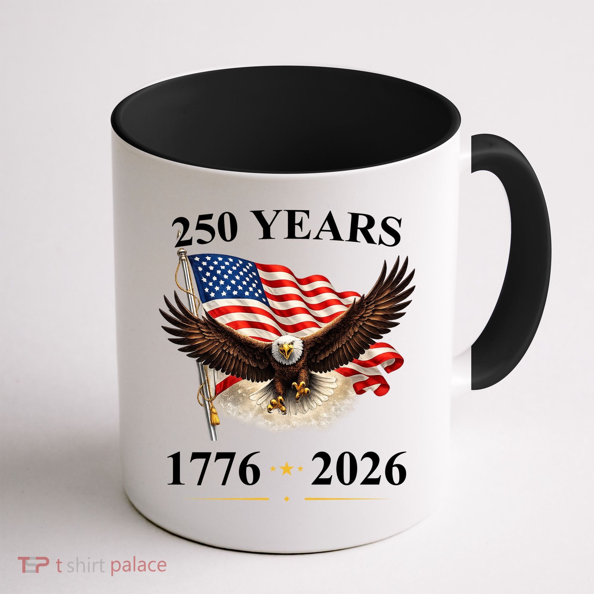 250th Anniversary USA Patriotic Eagle 1776-2026 Coffee Mug