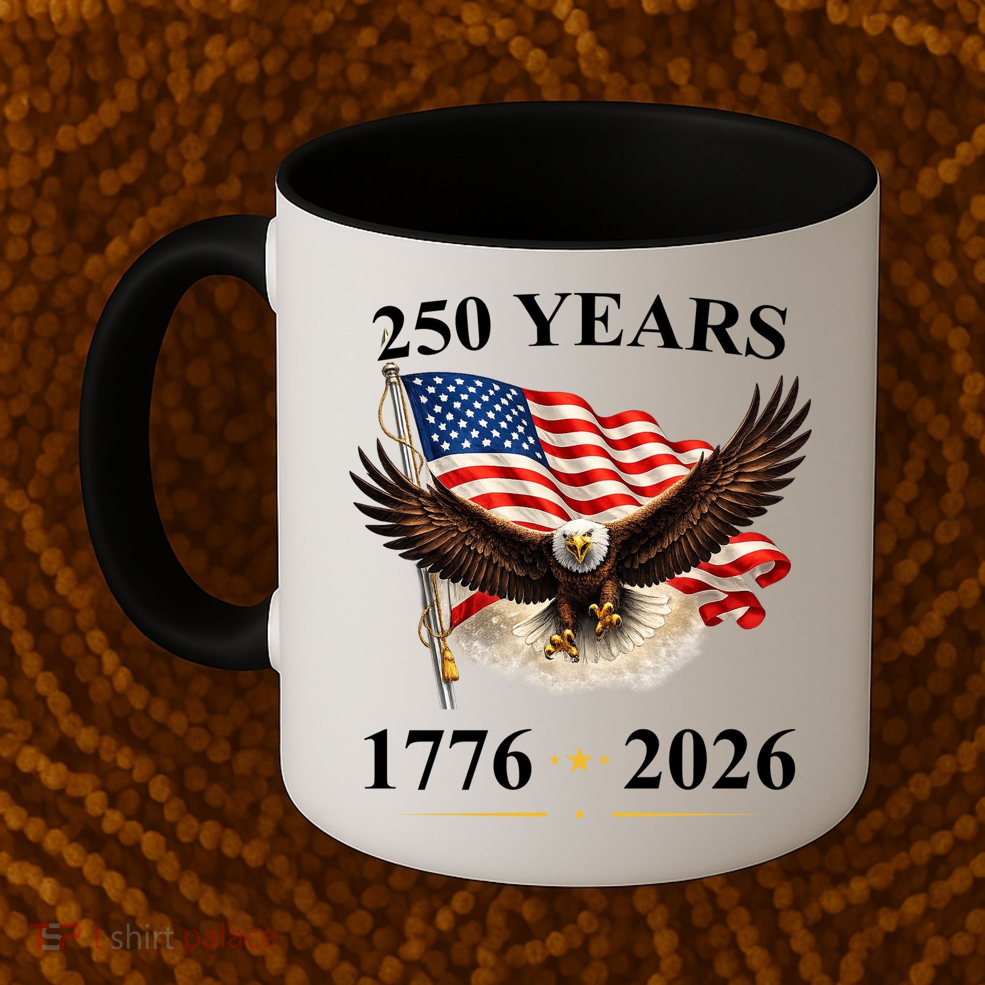 250th Anniversary USA Patriotic Eagle 1776-2026 Coffee Mug