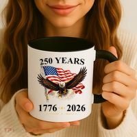 250th Anniversary USA Patriotic Eagle 1776-2026 Coffee Mug thumb 3