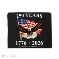 250th Anniversary USA Patriotic Eagle 1776-2026 Mousepad thumb 0