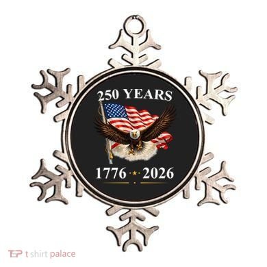 250th Anniversary USA Patriotic Eagle 1776-2026 Ornament