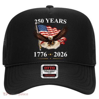 250th Anniversary USA Patriotic Eagle 1776-2026 Hat