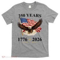 250th Anniversary USA Patriotic Eagle 1776-2026 T-Shirt thumb 0