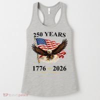 250th Anniversary USA Patriotic Eagle 1776-2026 Women's Tank Top thumb 0