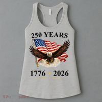 250th Anniversary USA Patriotic Eagle 1776-2026 Women's Tank Top thumb 3