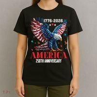 250 Anniversary USA Eagle 1776-2026 American Patriotic T-Shirt thumb 4