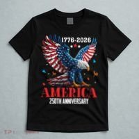 250 Anniversary USA Eagle 1776-2026 American Patriotic T-Shirt thumb 5