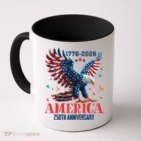 250 Anniversary USA Eagle 1776-2026 American Patriotic Coffee Mug thumb 0