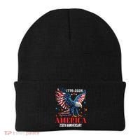 250 Anniversary USA Eagle 1776-2026 American Patriotic Beanie thumb 0