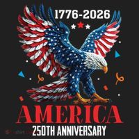 250 Anniversary USA Eagle 1776-2026 American Patriotic Beanie thumb 2
