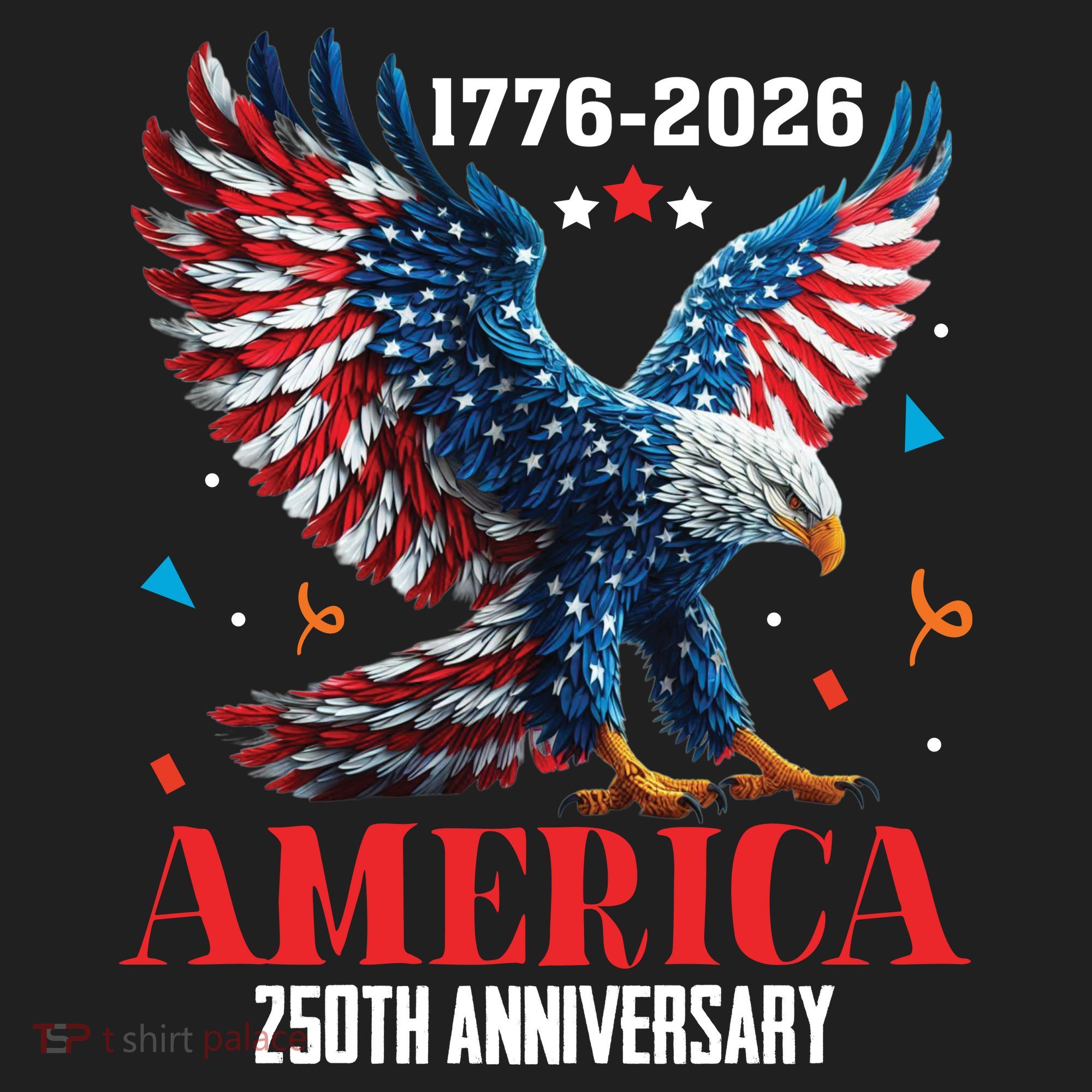 250 Anniversary USA Eagle 1776-2026 American Patriotic Tumbler