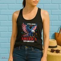 250 Anniversary USA Eagle 1776-2026 American Patriotic Women's Tank Top thumb 2