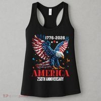 250 Anniversary USA Eagle 1776-2026 American Patriotic Women's Tank Top thumb 3