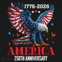 250 Anniversary USA Eagle 1776-2026 American Patriotic Women's Tank Top thumb 5