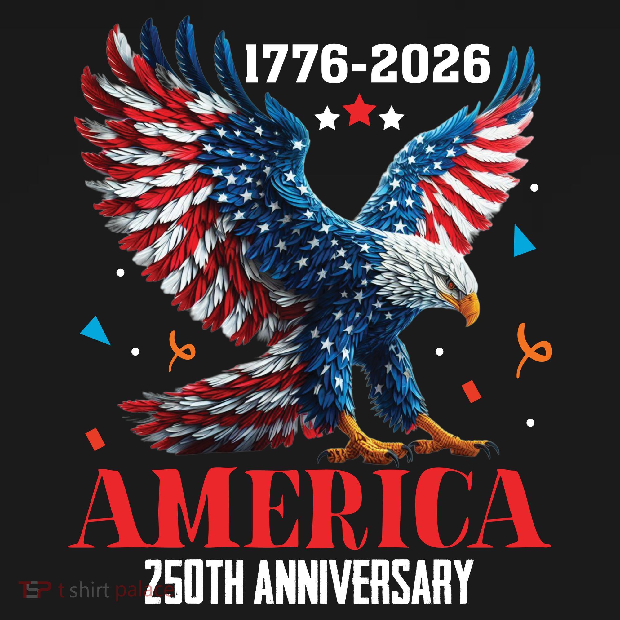 250 Anniversary USA Eagle 1776-2026 American Patriotic Women's Tank Top